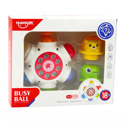 Interaktyvus žaislas mažyliams NSO su liūtu ir krokodilu