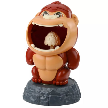 Įgūdžių žaidimas „Gorila“: metimas į taikinį, besisukantys garso lankai