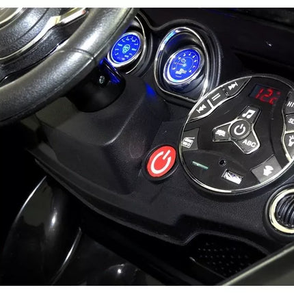 HL1538 Black - Elektrinis vaikiškas automobilis