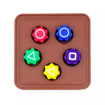 Kauliukai žaidimui Gonggi Hacele Squid Games Arcade žaidimo pagrindas 5 vnt. B