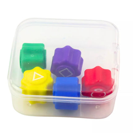 Žaidimo kauliukai „Gonggi Hacele Squid Games Arcade Game Case“, 5 vnt., A