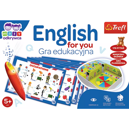 Edukacinis žaidimas Anglų kalba Jums "Magic Pencil" Trefl 02113