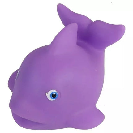 Rinkinys jūrų gyvūnėlių maudynėms, guminis žvejybos sietelis, 12 vnt.