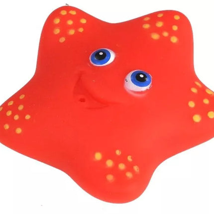 Rinkinys jūrų gyvūnėlių maudynėms, guminis žvejybos sietelis, 12 vnt.