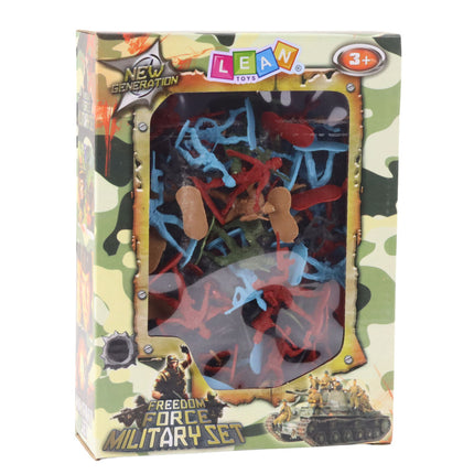 Didelis karinių karių armijos figūrėlių rinkinys