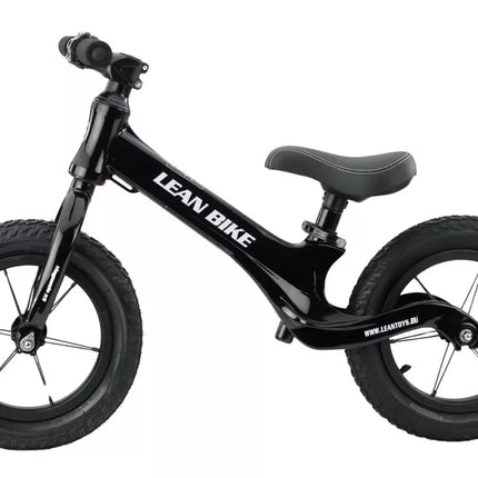 Balansinis dviratis MAGNEZIO RS, lengvas magnio rėmas, juodas