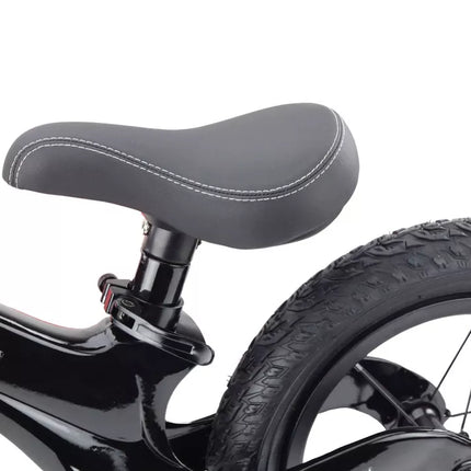 Balansinis dviratis MAGNEZIO RS, lengvas magnio rėmas, juodas