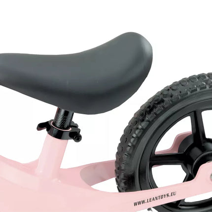 MAGNEZIO balansinis dviratukas, lengvas magnio rėmas, rožinis