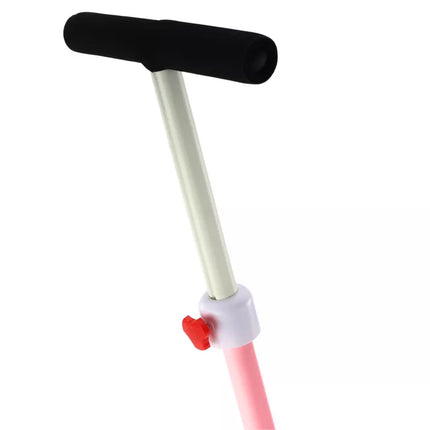 Triratukas PRO50 su stūmimo rankena, rožinis