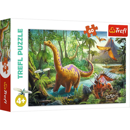 Dėlionė - 60 - Dinosaurų vaikščiojimas - Trefl 17319