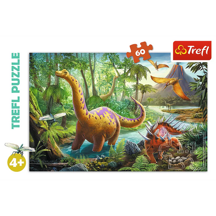 Dėlionė - 60 - Dinosaurų vaikščiojimas - Trefl 17319
