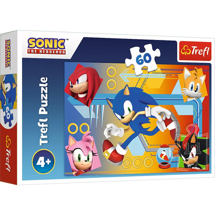 Dėlionė Sonic 60 vnt. Sonic veiksme 17387