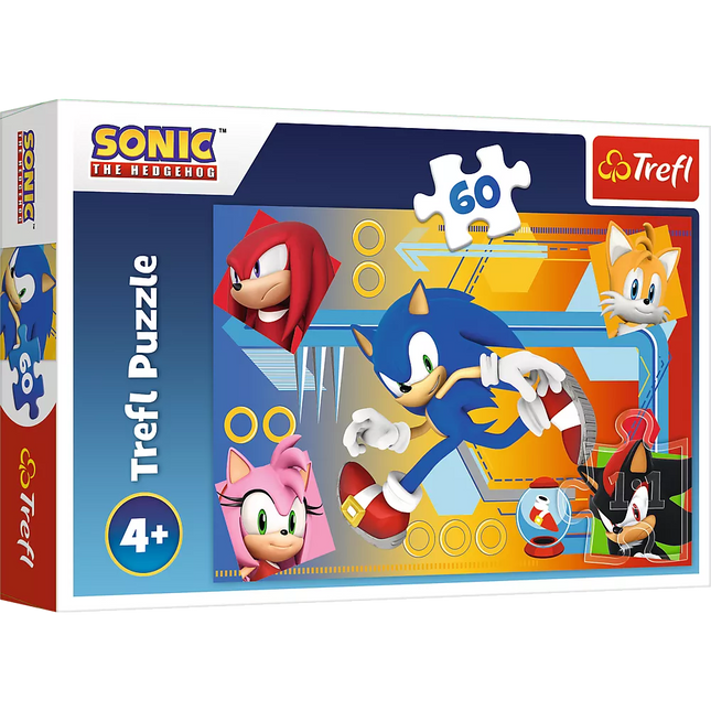 Dėlionė Sonic 60 vnt. Sonic veiksme 17387
