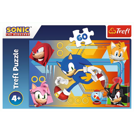 Dėlionė Sonic 60 vnt. Sonic veiksme 17387