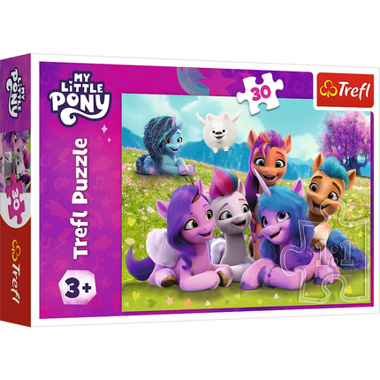 Dėlionė - "30" - Friendly Pony Horses My Little Pony Trefl 18299