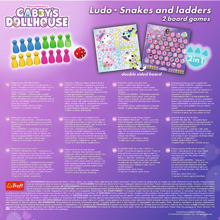 Žaidimas 2in1 Kiniečiai - Gyvatėlės ir Laiptai su Gabbys Nameliu 02590