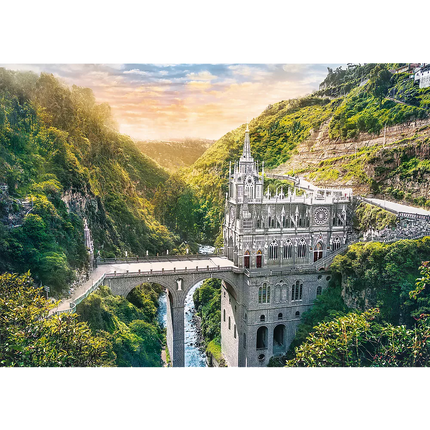 Dėlionės – "1000" – Las Lajas šventovė, Kolumbija Trefl 10724