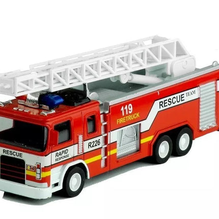 Gaisrinė gelbėjimo mašina su kopėčiomis 1:32