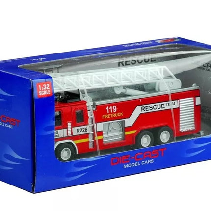 Gaisrinė gelbėjimo mašina su kopėčiomis 1:32