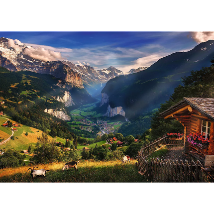 Dėlionė - "1000 Premium Plus" - "Photo Odyssey: Lauterbrunnen" 10821
