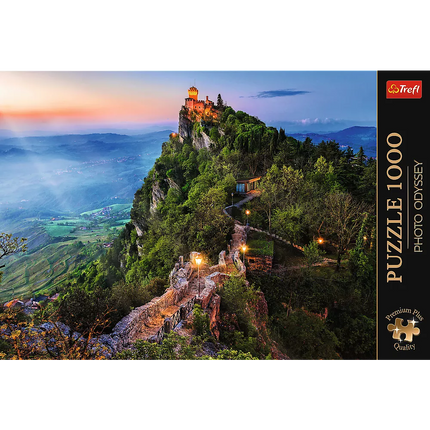 Dėlionė - "1000 Premium Plus" - "Photo Odyssey": Cesta Tower, San Marinas Trefl 10822