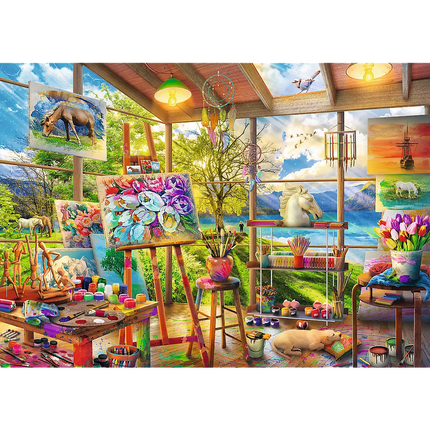 Dėlionė - 2x500 - Tapybos menas FSC Mix 70% 37530