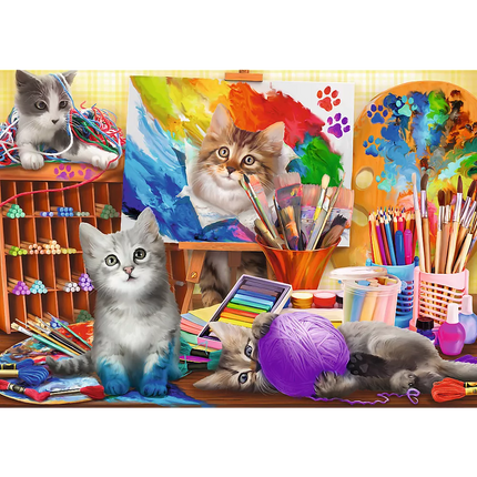 Dėlionė - 2x500 - Tapybos menas FSC Mix 70% 37530