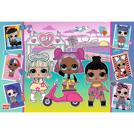 Dėlionė – „100“ – LOL lėlių nuotraukos Trefl 16443