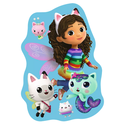 Dėlionė - "50 Puzzle Drewniane Konturowe" - Linksma Gabby Trefl 20260