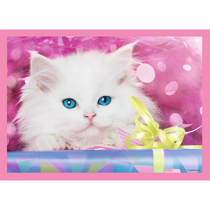 Dėlionė - "4w1" - Juokingi kačiukai Trefl 34396