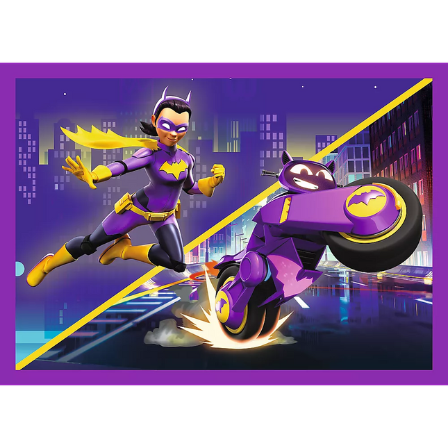 Dėlionė - 4in1 - Susipažinkite su Batwheels - Warner Batwheels 34658