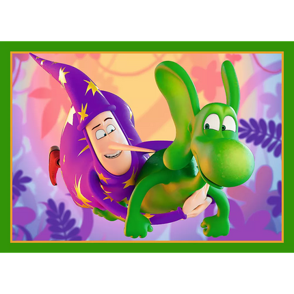 Dėlionė 4in1 „Diplodocus Dragon World“ – žmogaus filmas „Diplodocus“ 34663