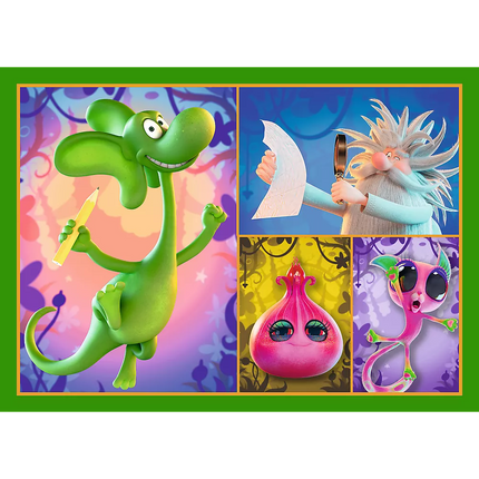 Dėlionė 4in1 „Diplodocus Dragon World“ – žmogaus filmas „Diplodocus“ 34663