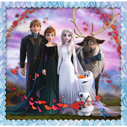 Dėlionė 3in1 Frozen Magical Tale Trefl 34853