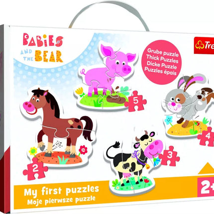 Dėlionė - Kūdikių Klasika - Fermoje - KAZSTUDIO SA Babaski i Miś 36127