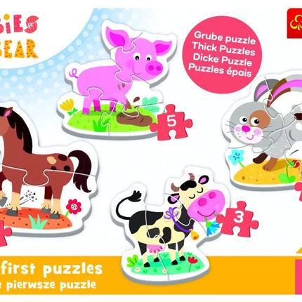 Dėlionė - Kūdikių Klasika - Fermoje - KAZSTUDIO SA Babaski i Miś 36127