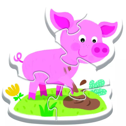 Dėlionė - Kūdikių Klasika - Fermoje - KAZSTUDIO SA Babaski i Miś 36127