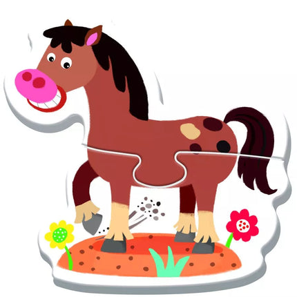 Dėlionė - Kūdikių Klasika - Fermoje - KAZSTUDIO SA Babaski i Miś 36127