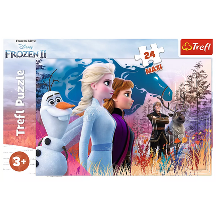 Dėlionė - "24 Maxi" - Magical Journey Frozen 2 Trefl 14298