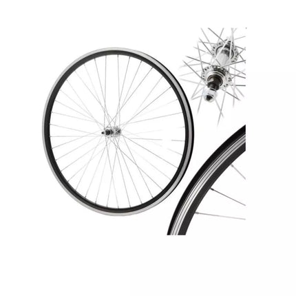26 colių priekinis ratas, kūgio formos, O-juodas/P-juodas, Shimano