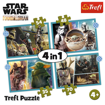 Dėlionė - "4in1" - Mandalorian Trefl 34397