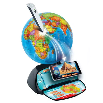 Interaktyvusis „Eduglobus“ „Exploreglobe“ lenkų kalba „Clementoni“ 50848