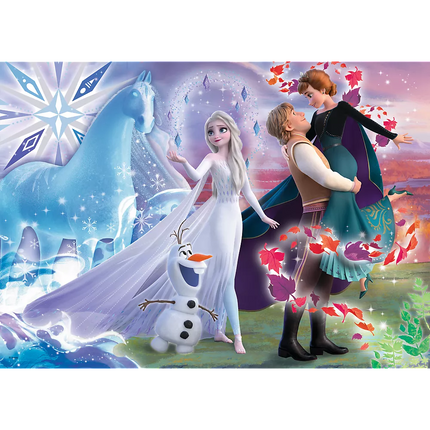 Dėlionė – 200 detalių – Seserų magiškas pasaulis – Disney Frozen Trefl 13265