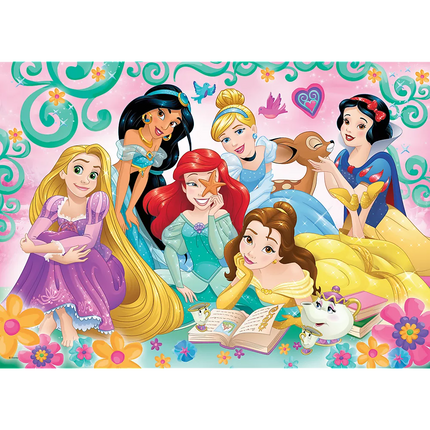 Dėlionė – 200 detalių – Džiaugsmingas princesių pasaulis – Disney Princess Trefl 13268