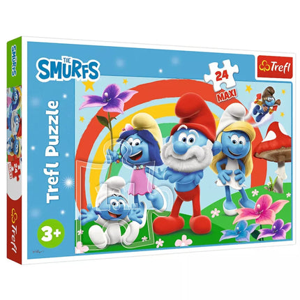Dėlionė - 24 Maxi - Smurfo diena - Šmurfai 14374