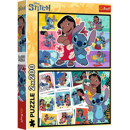 Dėlionė - 2x200 - Stitch'o linksmas gyvenimas - Disney Lilo ir Stitch 13334