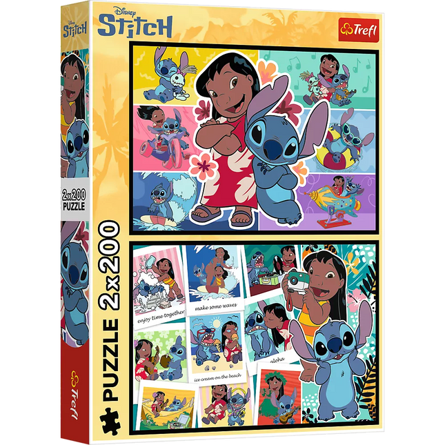 Dėlionė - 2x200 - Stitch'o linksmas gyvenimas - Disney Lilo ir Stitch 13334