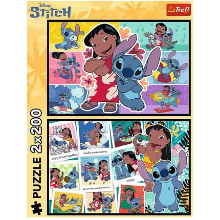 Dėlionė - 2x200 - Stitch'o linksmas gyvenimas - Disney Lilo ir Stitch 13334