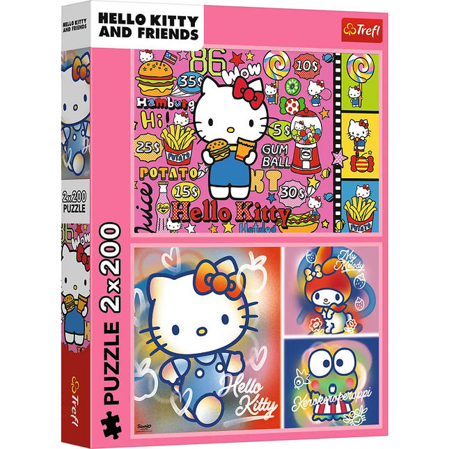 Dėlionė - 2x200 - Hello Kitty ir draugai - Hello Kitty 13336