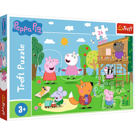 Dėlionė - 24 Maxi - LinksmybėsValue giraitėje - Peppa Pig 14342